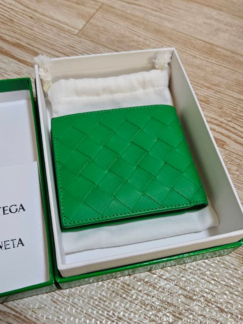 【正規品】ボッテガヴェネタ財布　グリーン