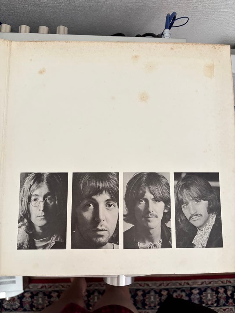 The Beatles ホワイトアルバム 赤盤 丸帯 補充票付き