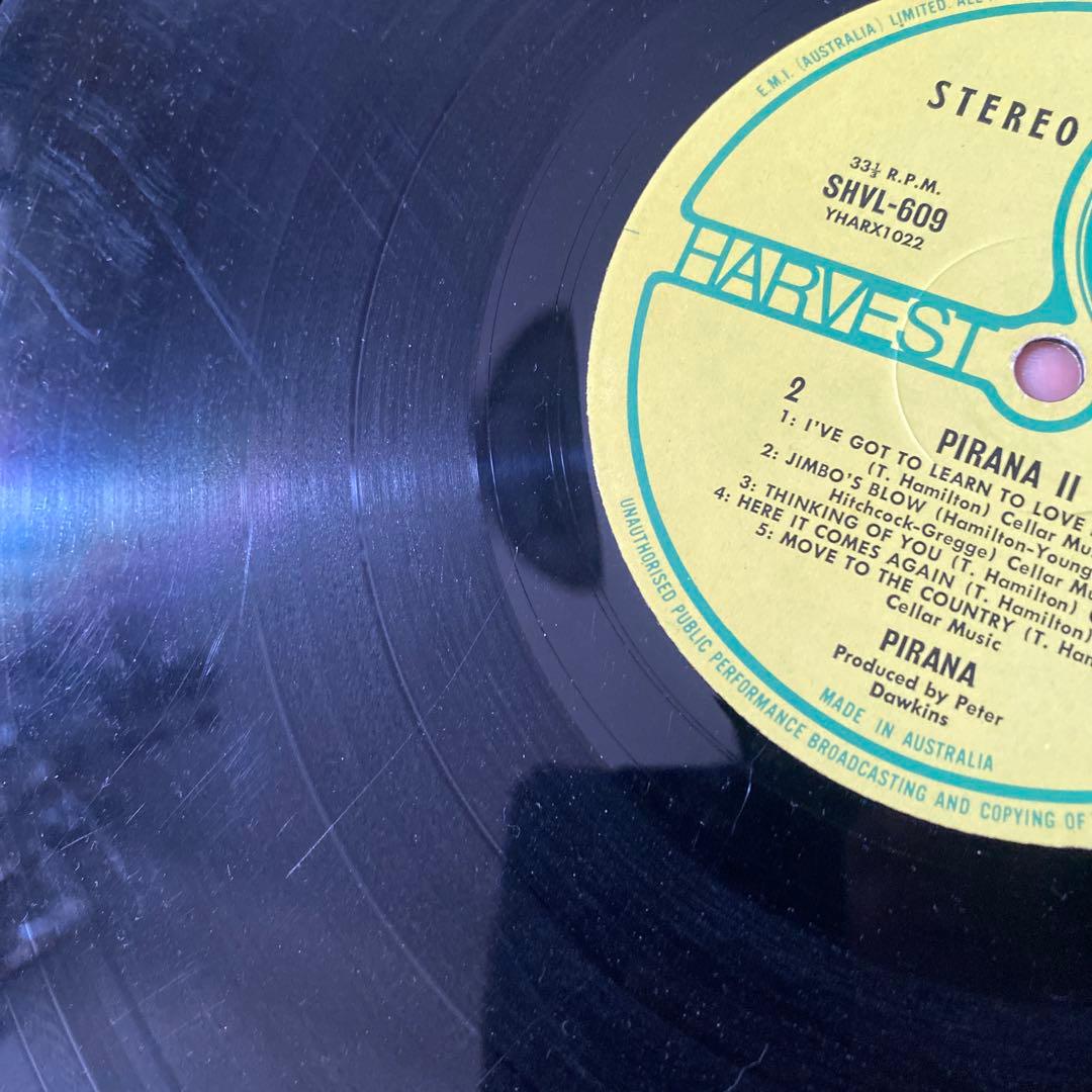 PIRANA／PIRANA II LP レコード
