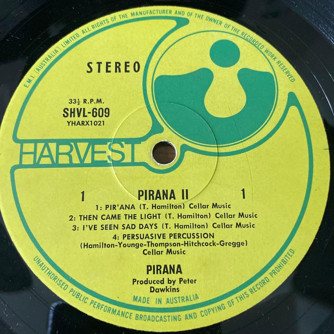 PIRANA／PIRANA II LP レコード