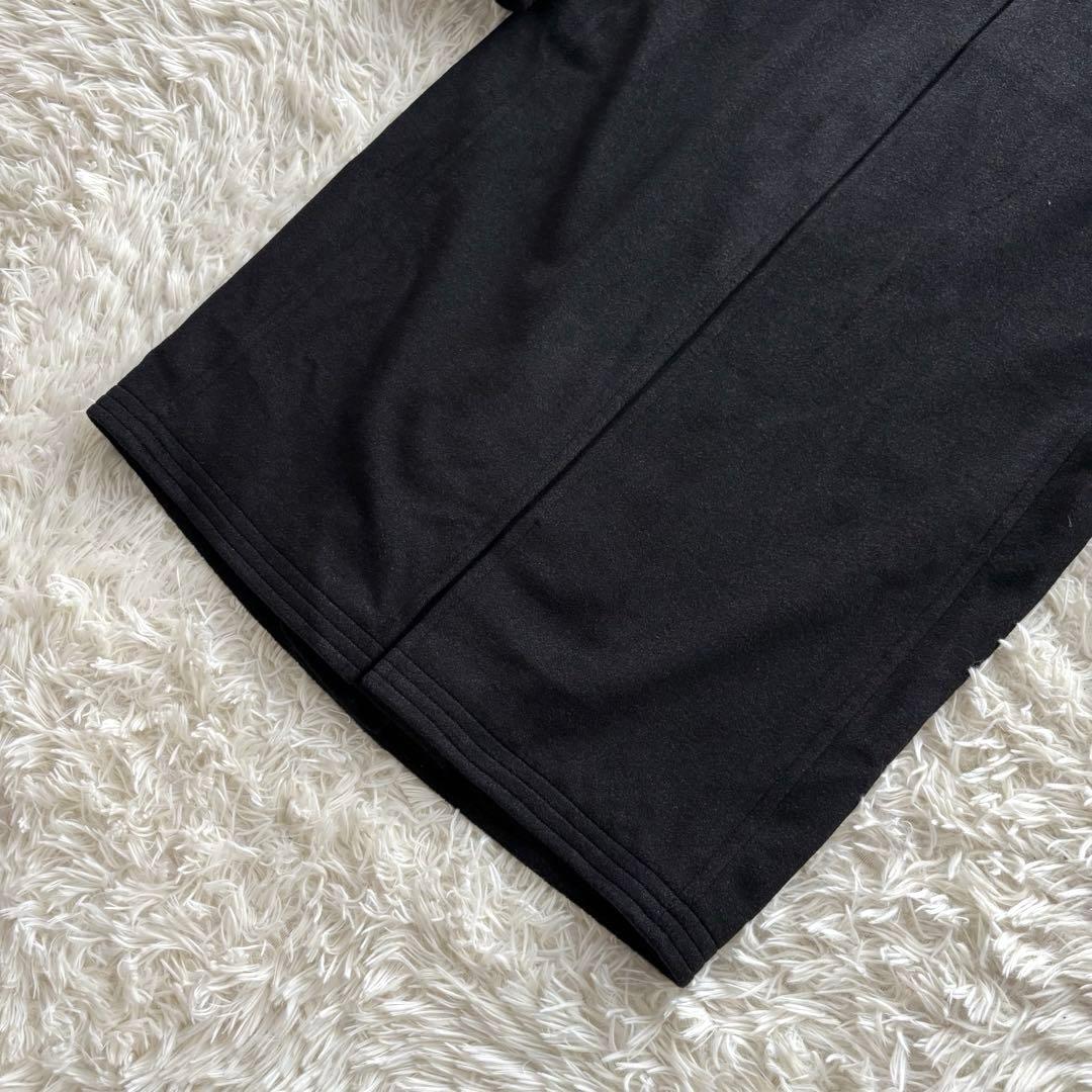 美品✨銀座英國屋 アンゴラ ラムウール シングルコート シルク チャコールグレー