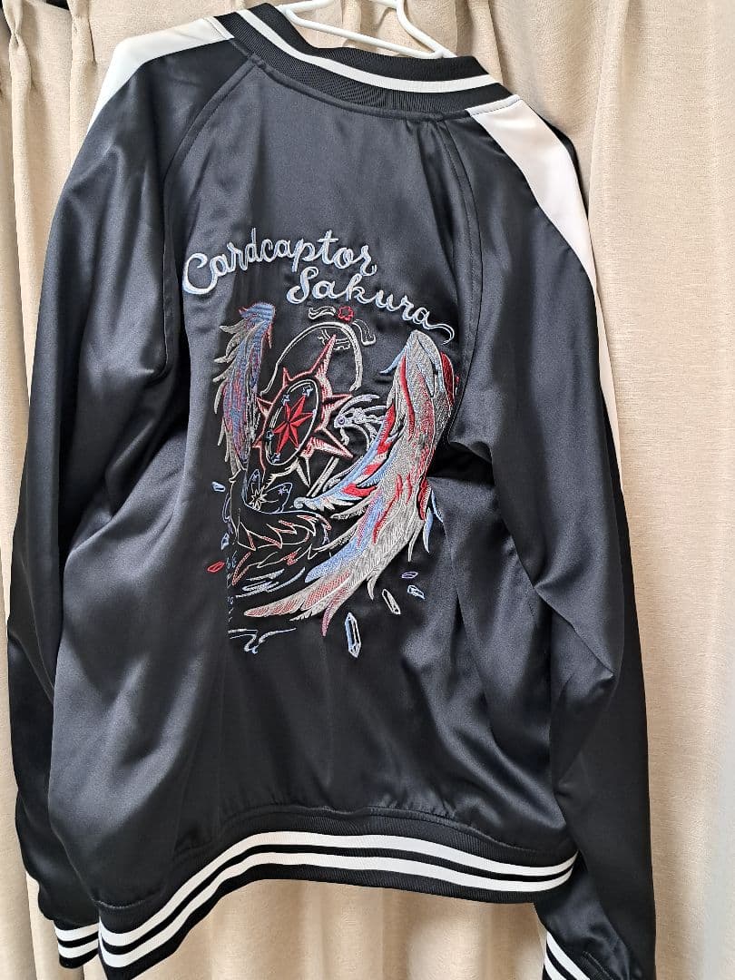 カードキャプターさくら スカジャン 黒ピンク