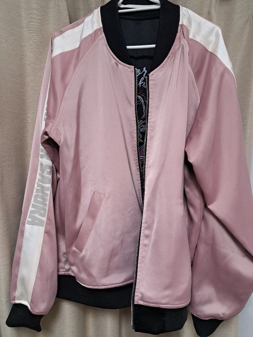 カードキャプターさくら スカジャン 黒ピンク