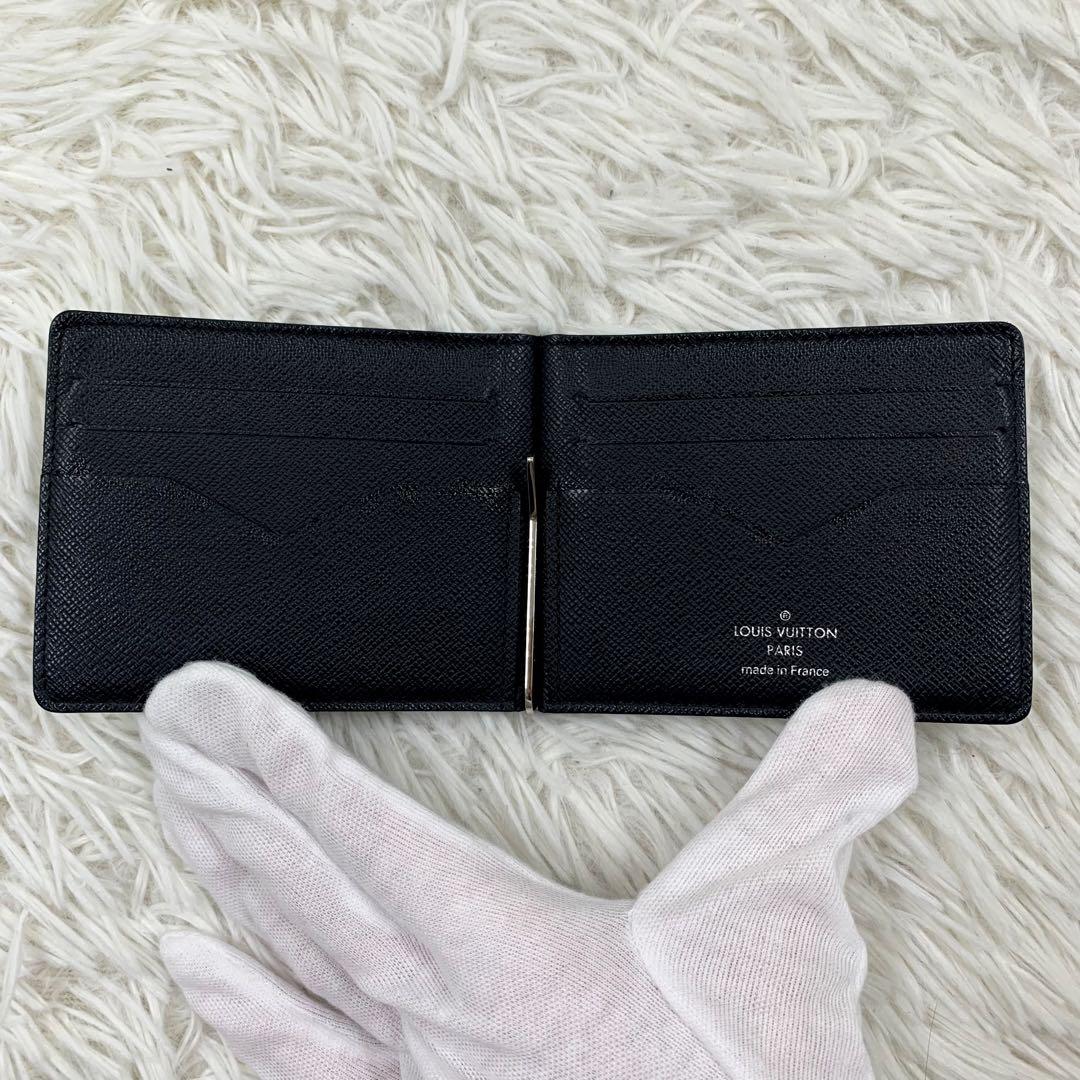 【✨美品✨】 ルイヴィトン タイガ マネークリップ ブラック