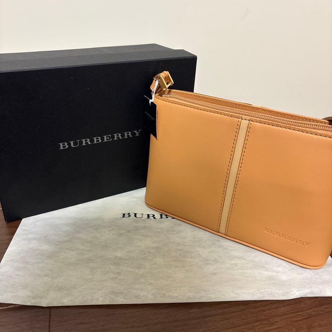 BURBERRY バーバリー レザー ショルダーバッグ