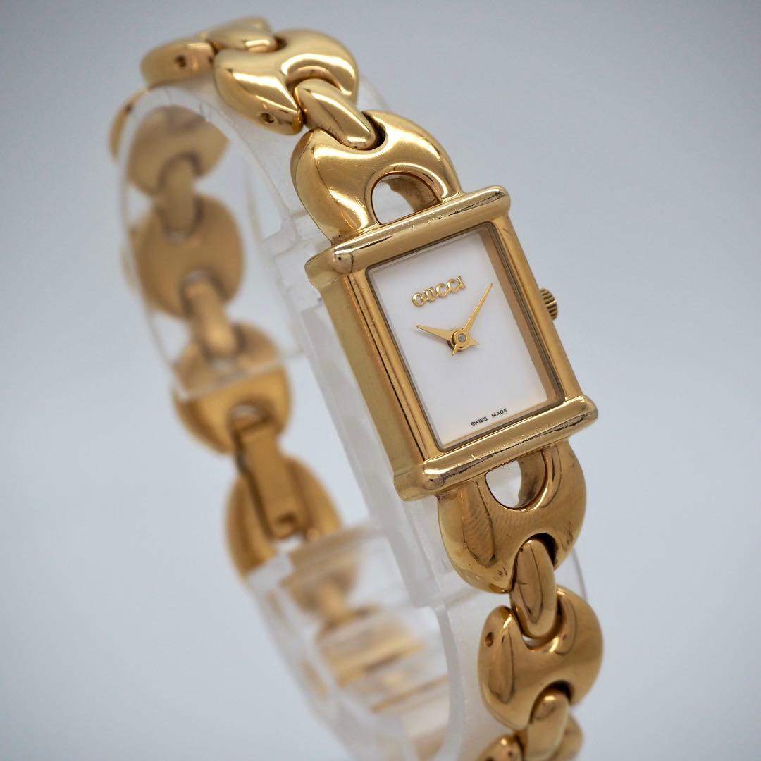 741 稼働 GUCCI 時計　レディース　1800L チェンジバンド　箱付き