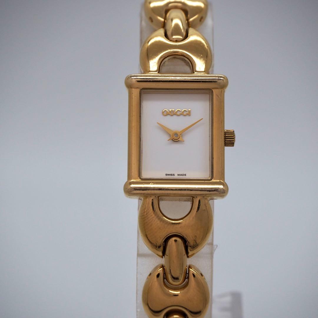 741 稼働 GUCCI 時計　レディース　1800L チェンジバンド　箱付き