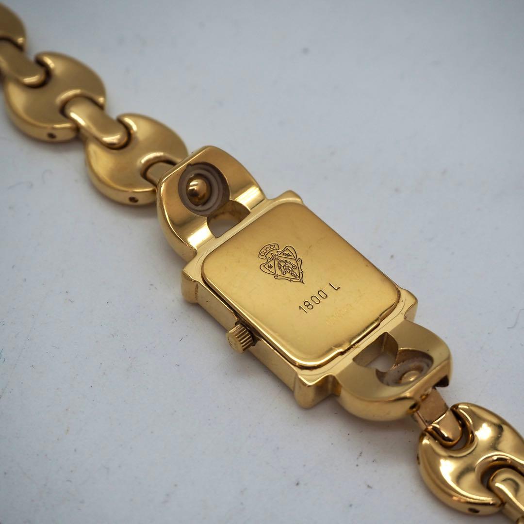 741 稼働 GUCCI 時計　レディース　1800L チェンジバンド　箱付き