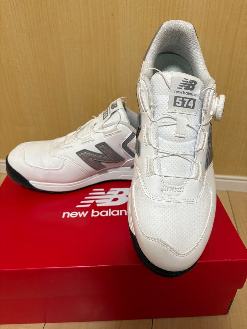 ア*ン様 New Balance 574 ホワイト シューズ