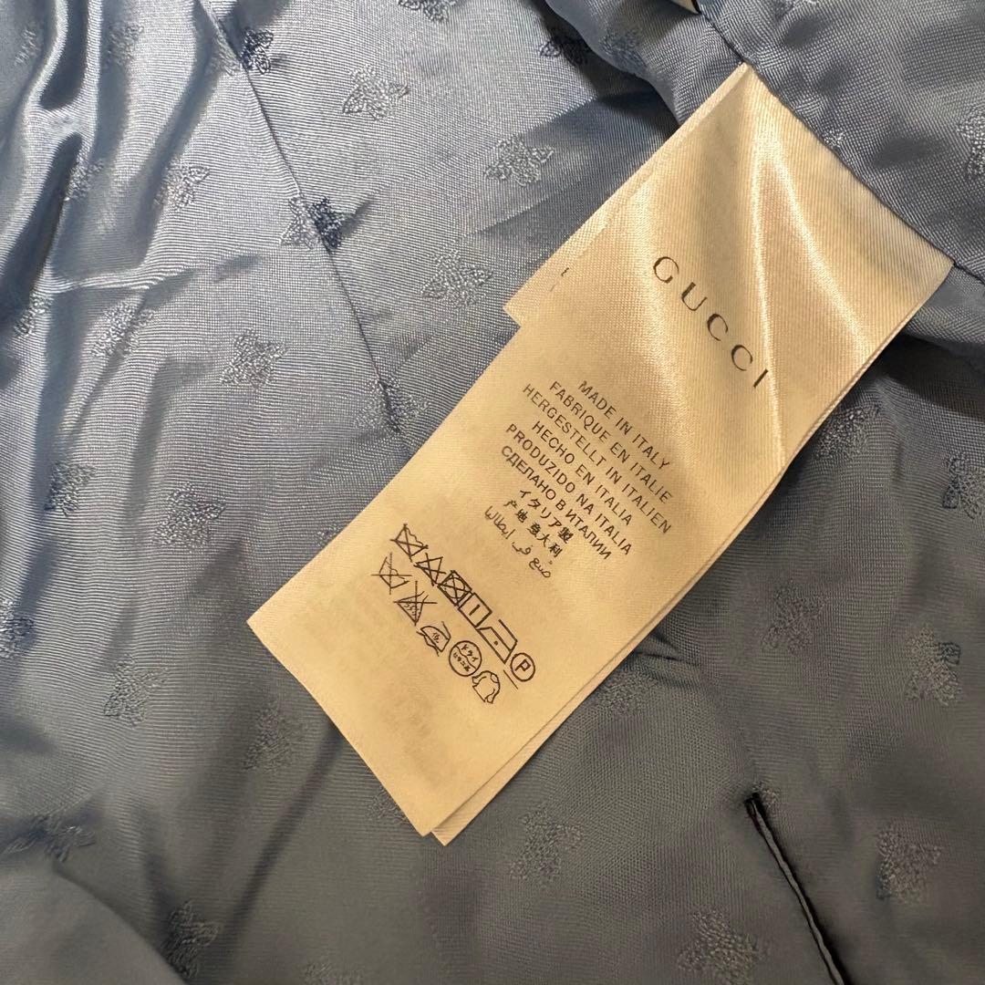 希少 現行 GUCCI ベロア セットアップ スーツ フォーマル ブラック 6