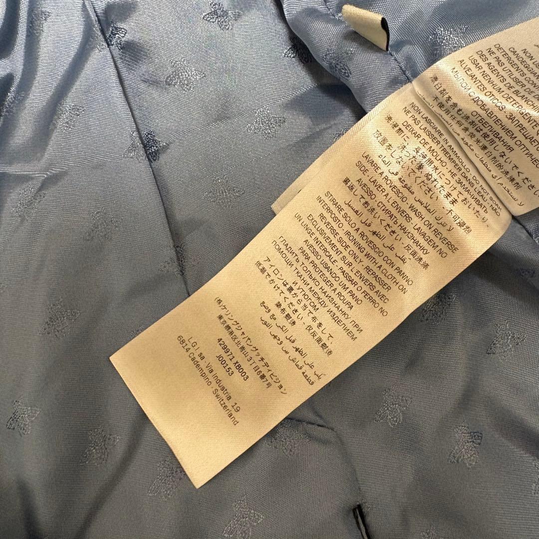 希少 現行 GUCCI ベロア セットアップ スーツ フォーマル ブラック 6