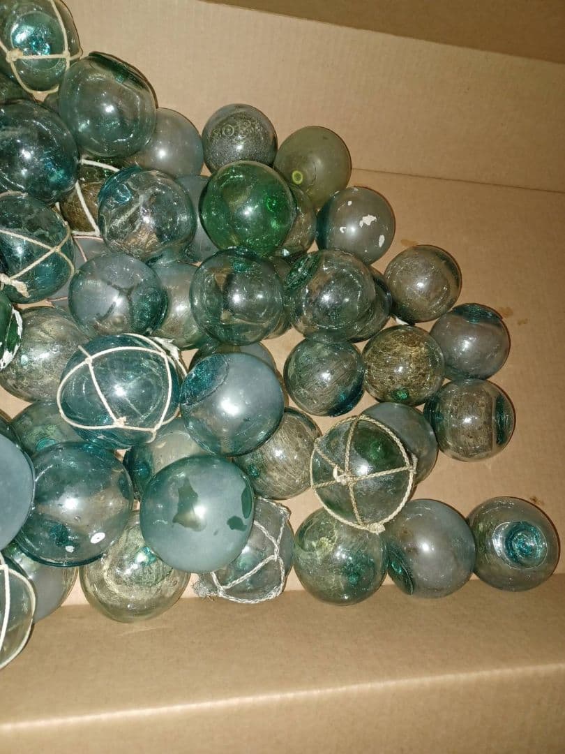 ガラス浮き玉　小玉⑫