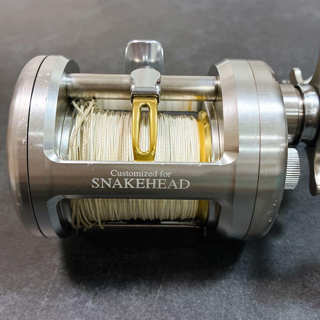 ダイワ ミリオネア スネークヘッド 雷魚用 ベイトリール 300 カスタム？