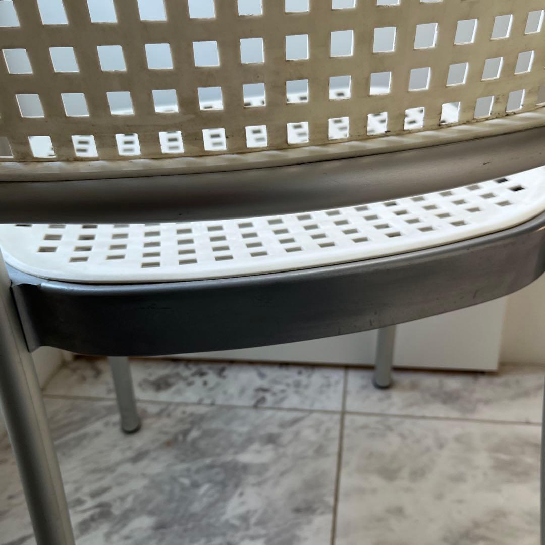 デパドヴァDePadova silver チェア ホワイト　カッシーナ購入