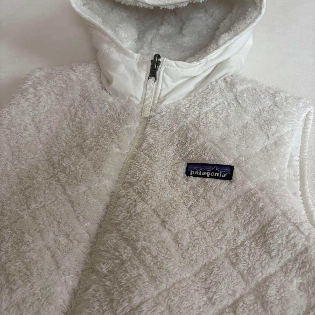patagonia フリースベスト リバーシブル Mサイズ ホワイト