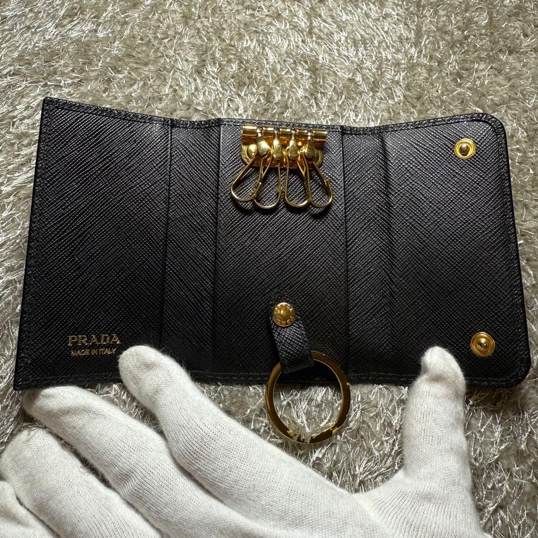 プラダ　PRADA サフィアーノマルチカラー キーケース