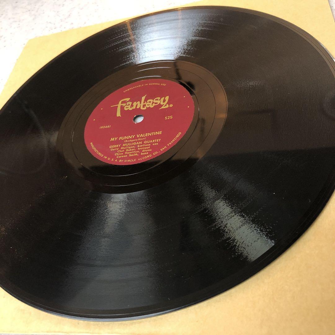 超貴重！78rpm GERRY MULLIGAN CHET BAKER