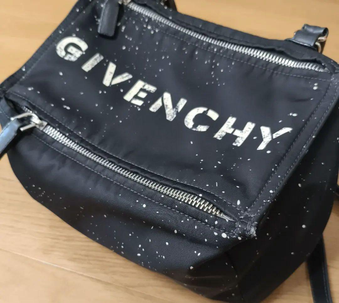 GIVENCHY パンドラ スプラッター ブラック ショルダーバッグ