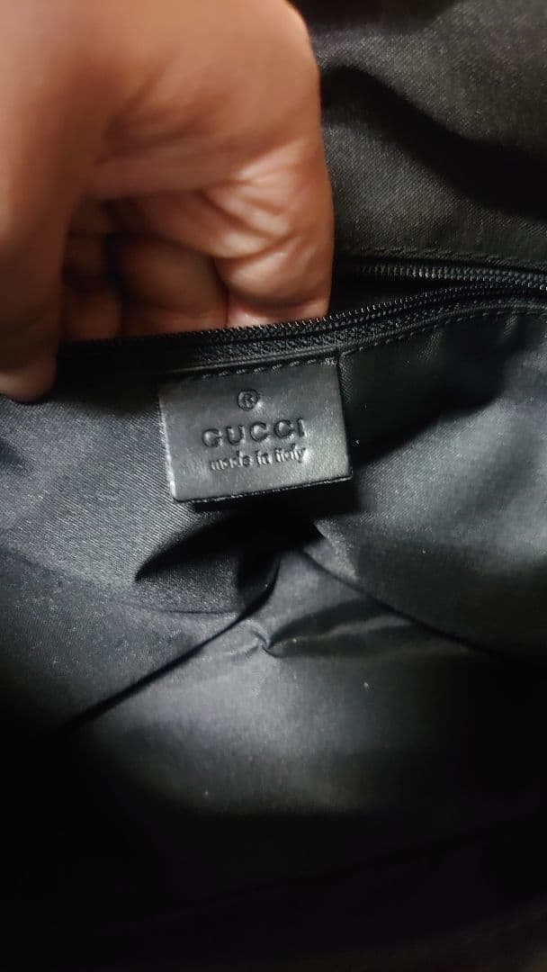 ☆ 美品 グッチ GG柄 ワンショルダー ブラック