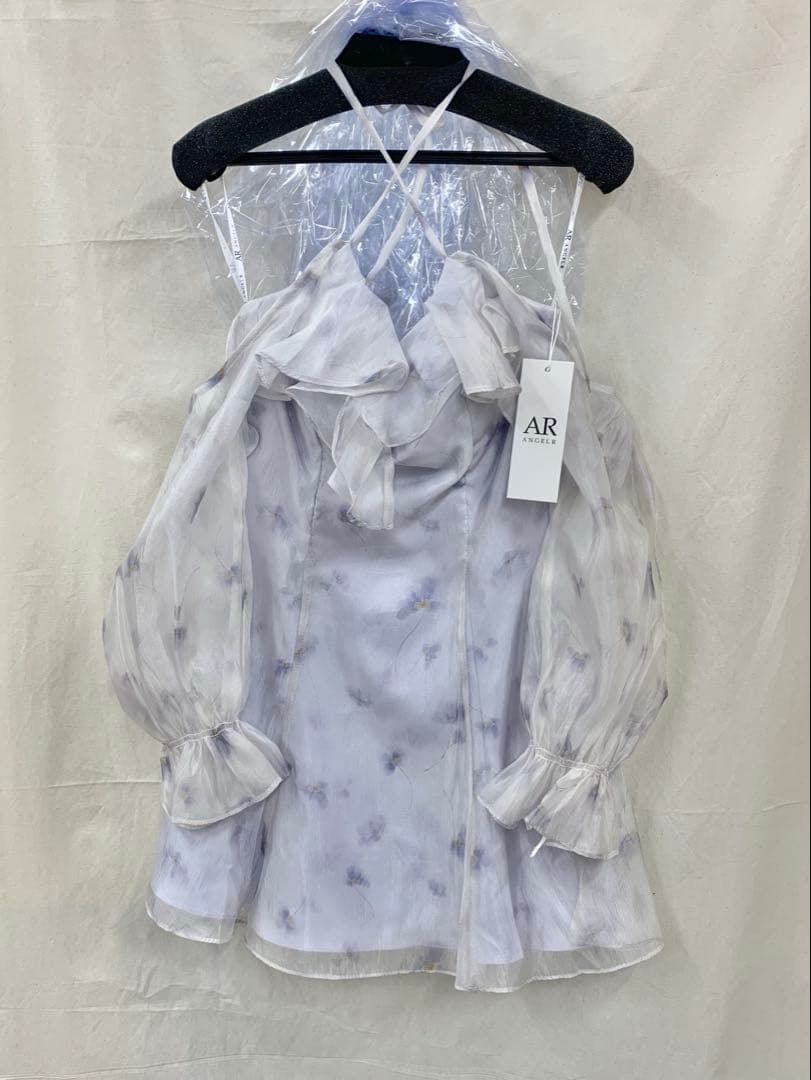 ブルー　AR26801 AngelR キャバドレス　ローブドフルール　ブリエ系