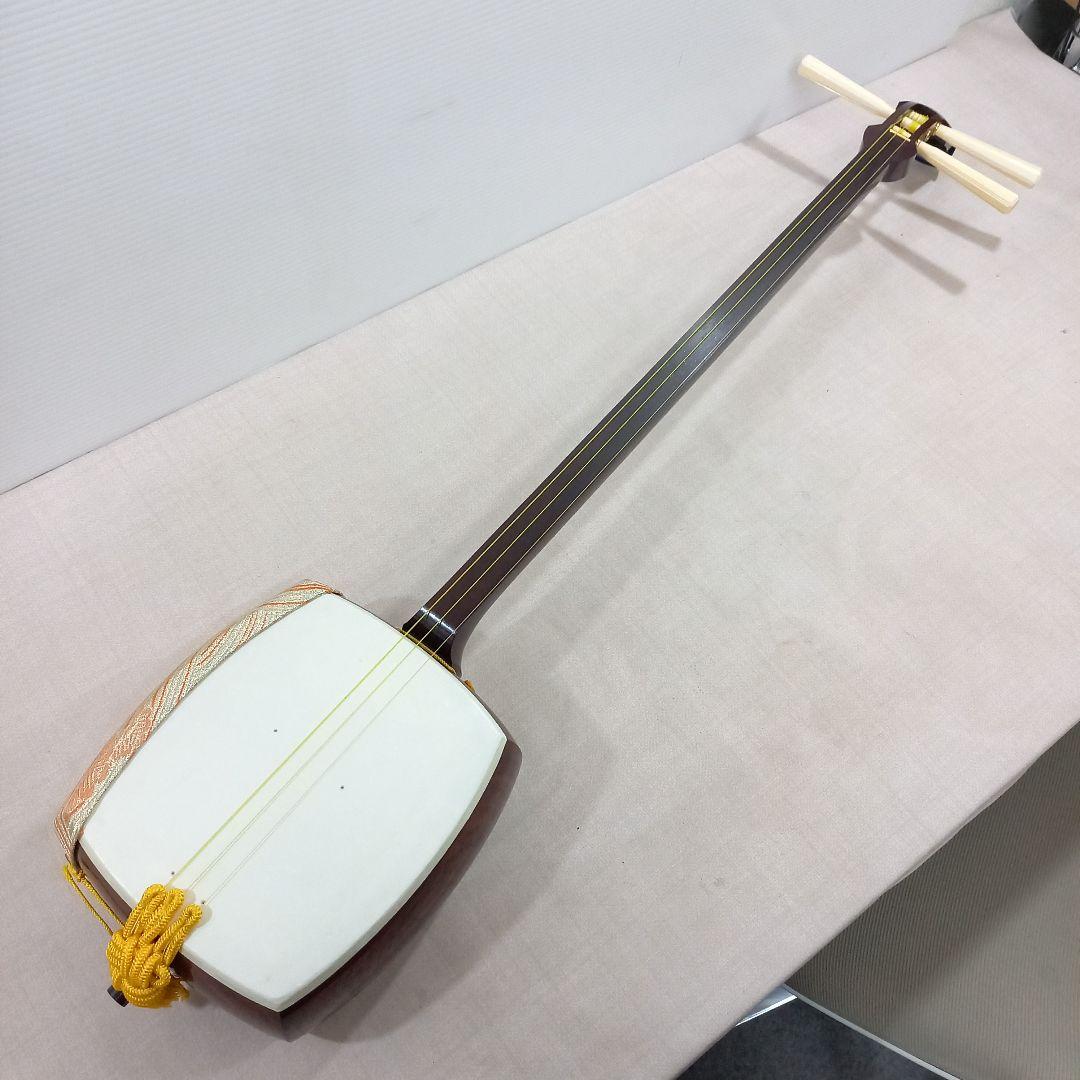 三味線 全長約100cm ハードケース付き 和楽器