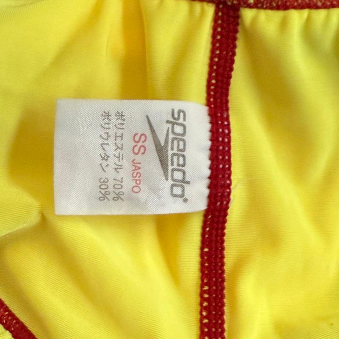 Speedo 競泳水着 イエロー/レッド SSサイズ
