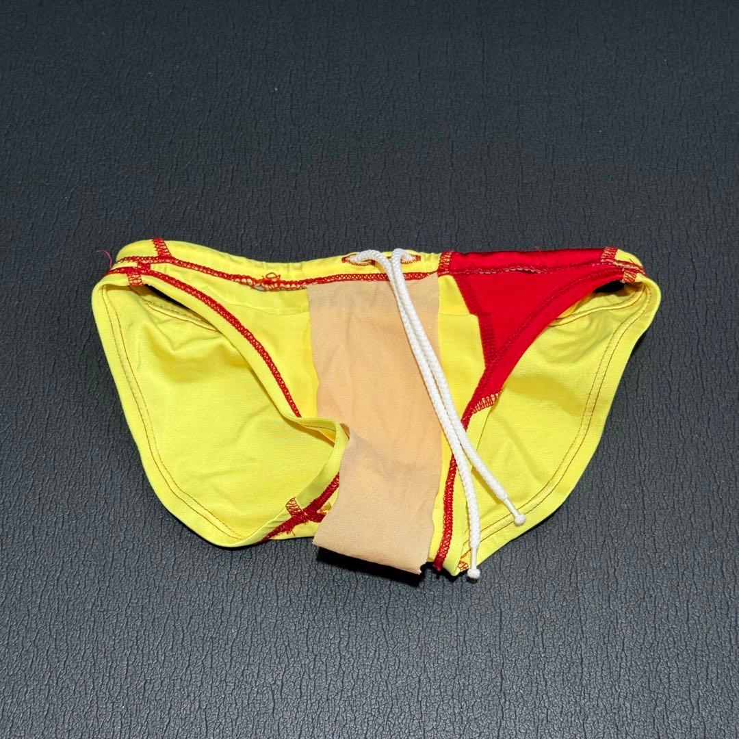 Speedo 競泳水着 イエロー/レッド SSサイズ
