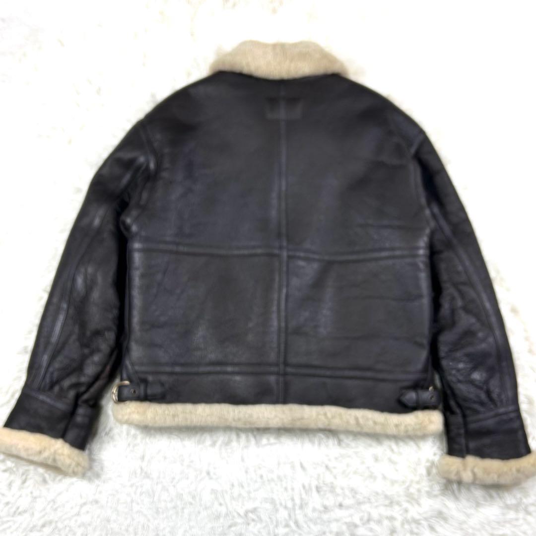 極美品 B-3 フライトジャケット L相当 ムートン ミリタリー シープスキン