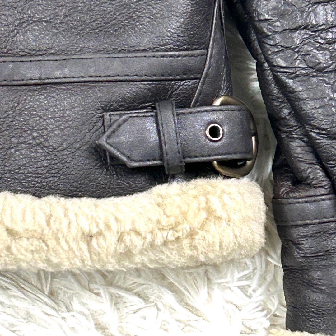 極美品 B-3 フライトジャケット L相当 ムートン ミリタリー シープスキン