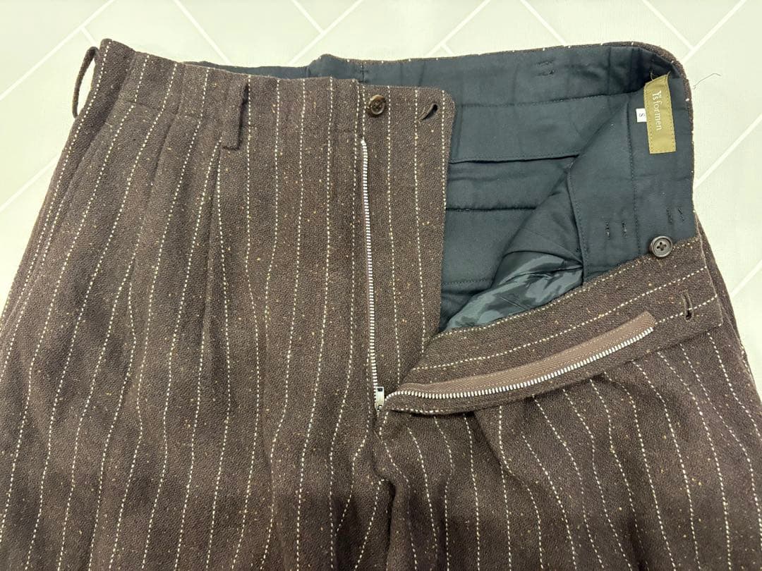 Y's for men ワイドスラックス　ブラウン