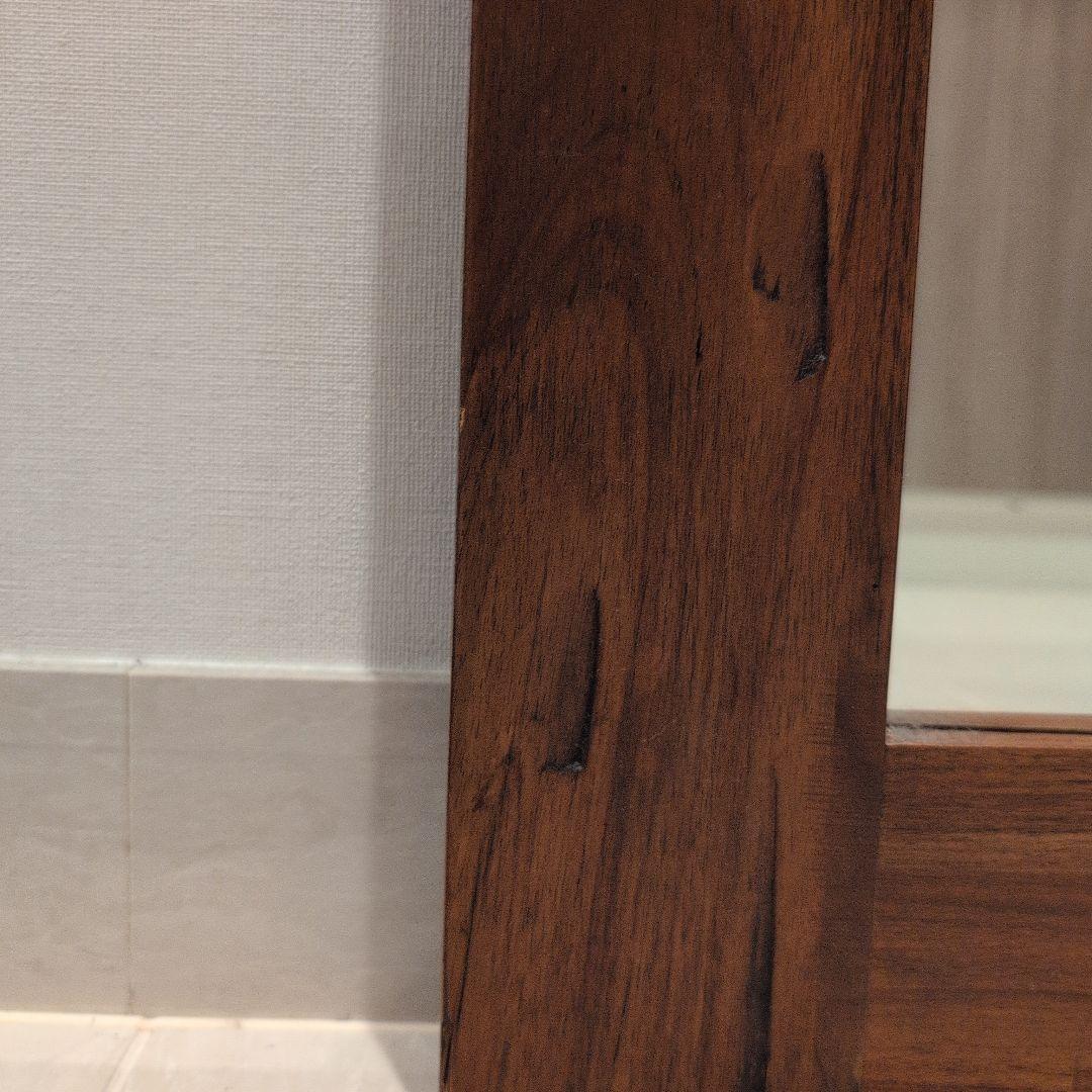 くもさん用★KANADEMONO チーク無垢材 ヴィンテージミラー 90×180