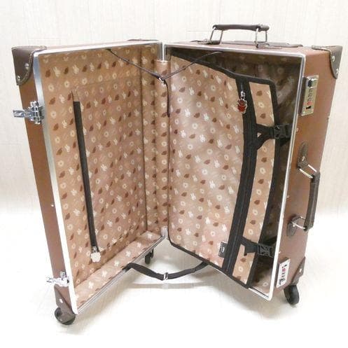 ミッフィー トランクキャリー スーツケース Mサイズ ボリスフェイス ブラウン