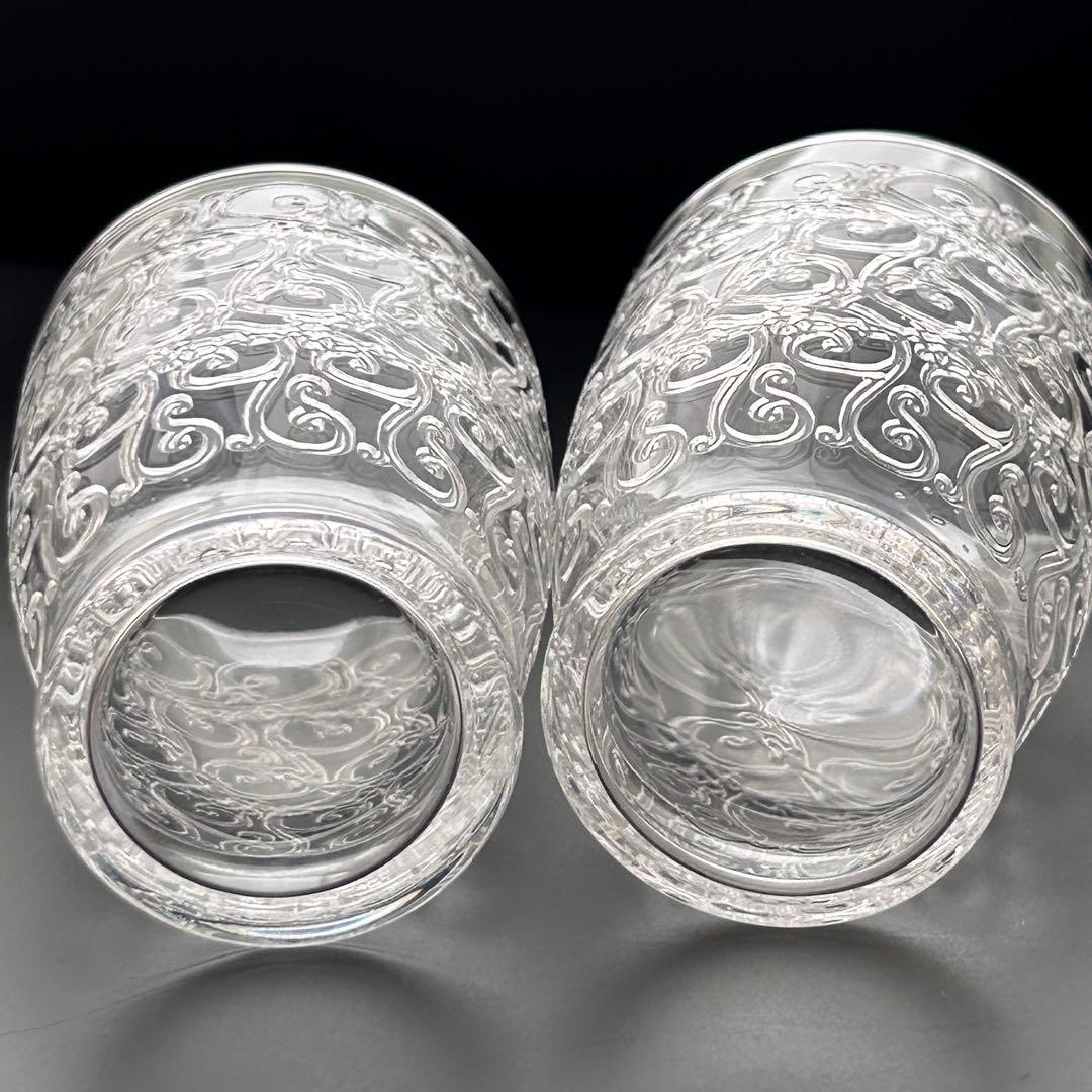 オールド　バカラ　ローハン グヴィユ　グビュ　GOUVIEUX 樽型　ペアグラス