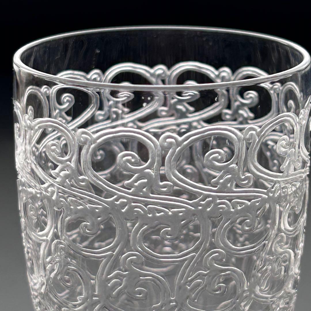 オールド　バカラ　ローハン グヴィユ　グビュ　GOUVIEUX 樽型　ペアグラス