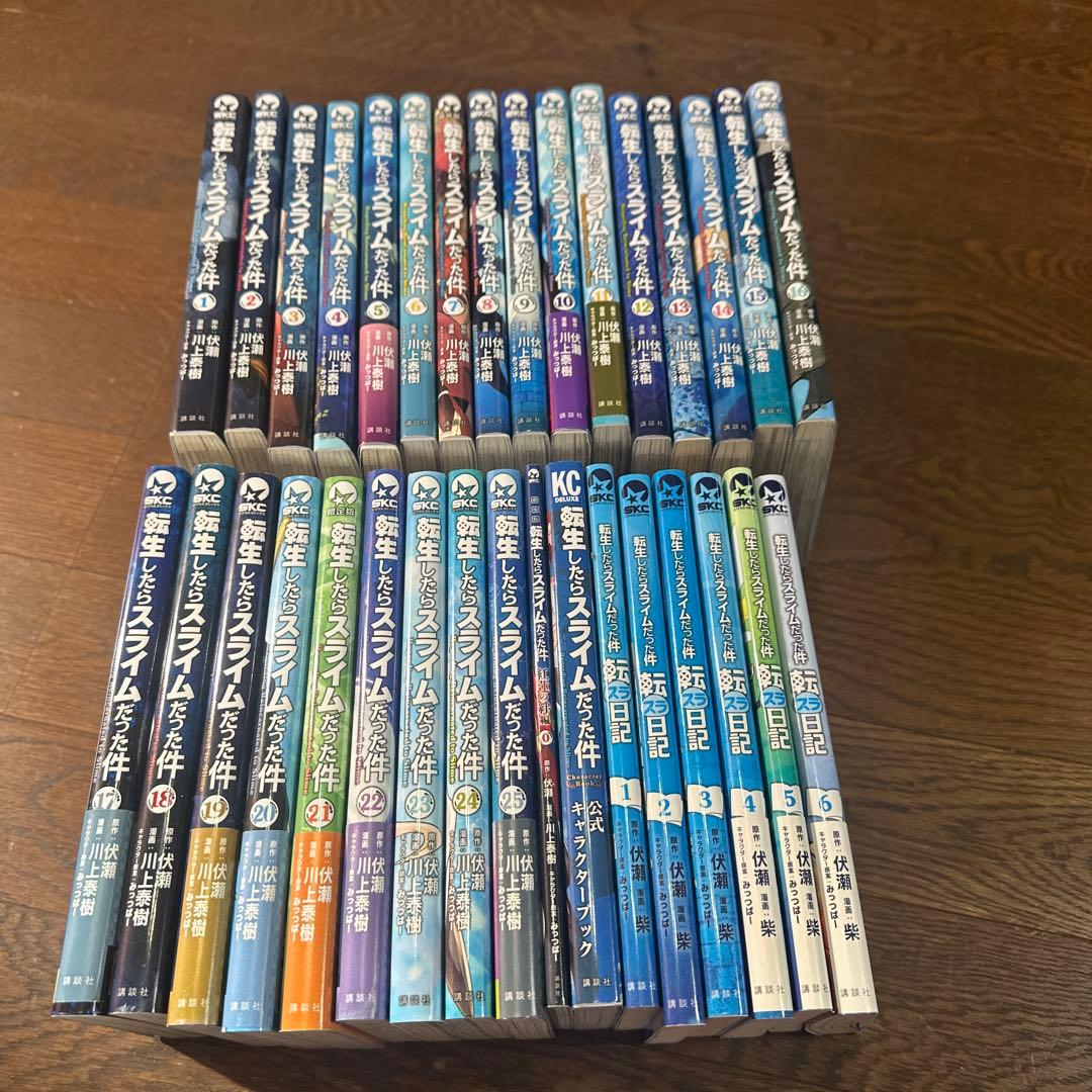 転生したらスライムだった件1から25と設定資料集と転スラ日記1から6と映画特典