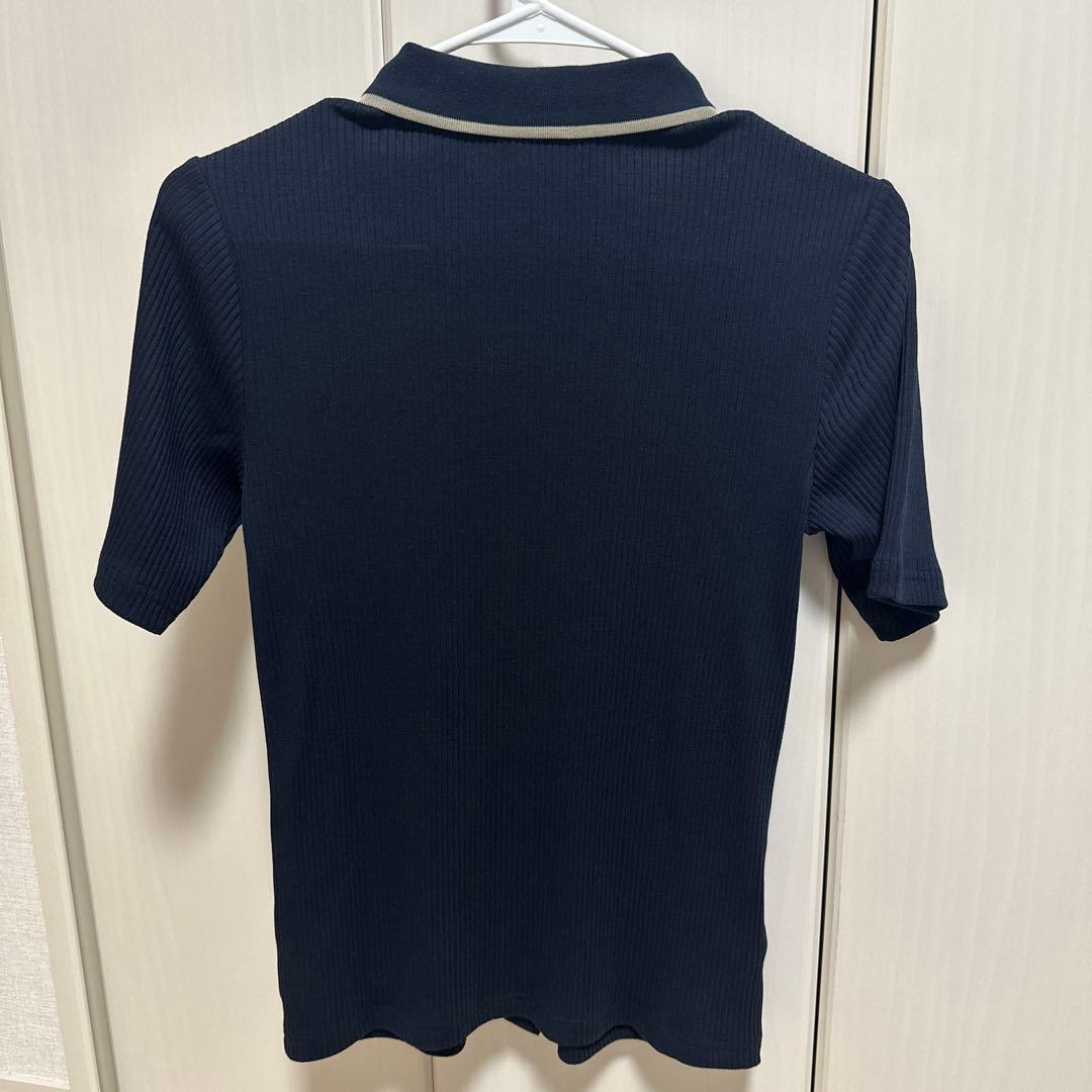 FRED PERRY/フレッドペリーティップライン ボタンスルーリブポロシャツ