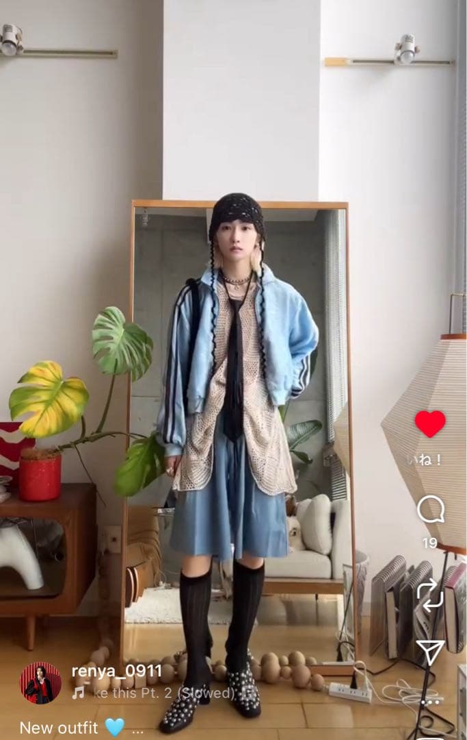 Renya着用　MAISON SPECIAL スパンコール トラックジャケット