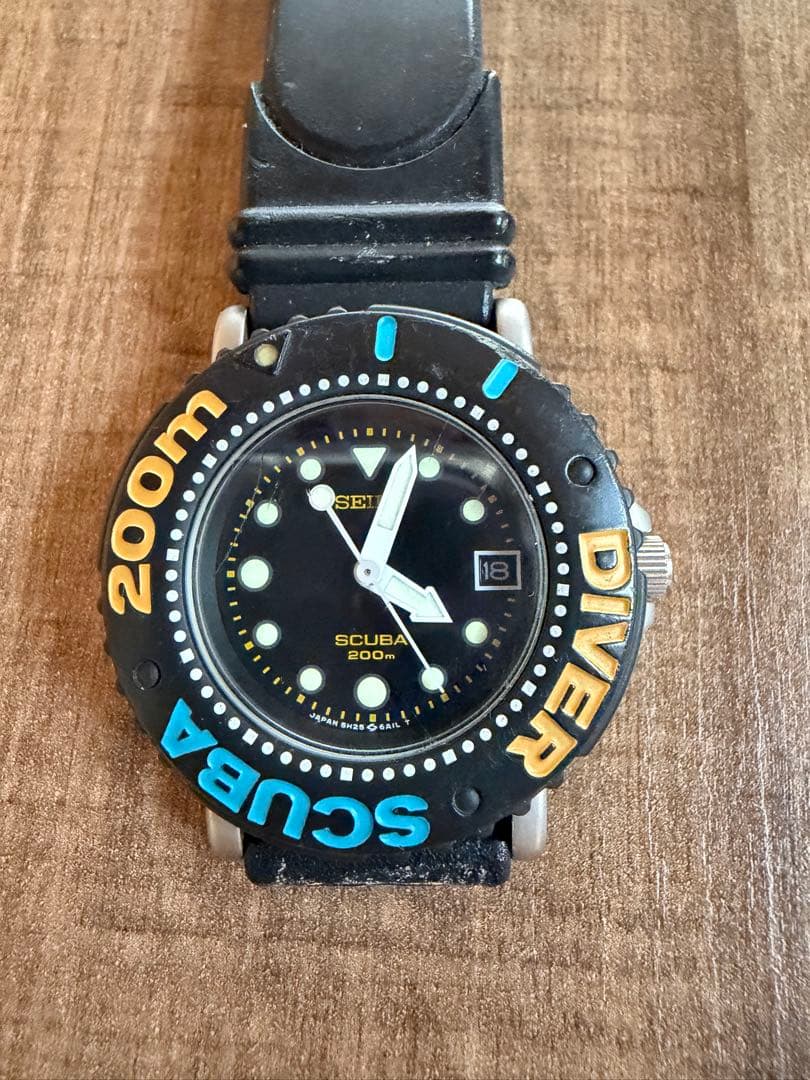 unchantomao.SEIKO ダイバー SCUBA 200m 腕時計