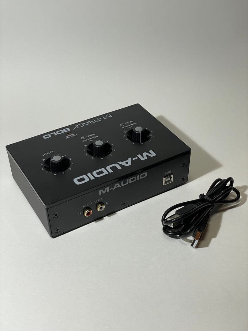 M-TRACK SOLOオーディオインターフェースTASCAMコンデンサーマイク