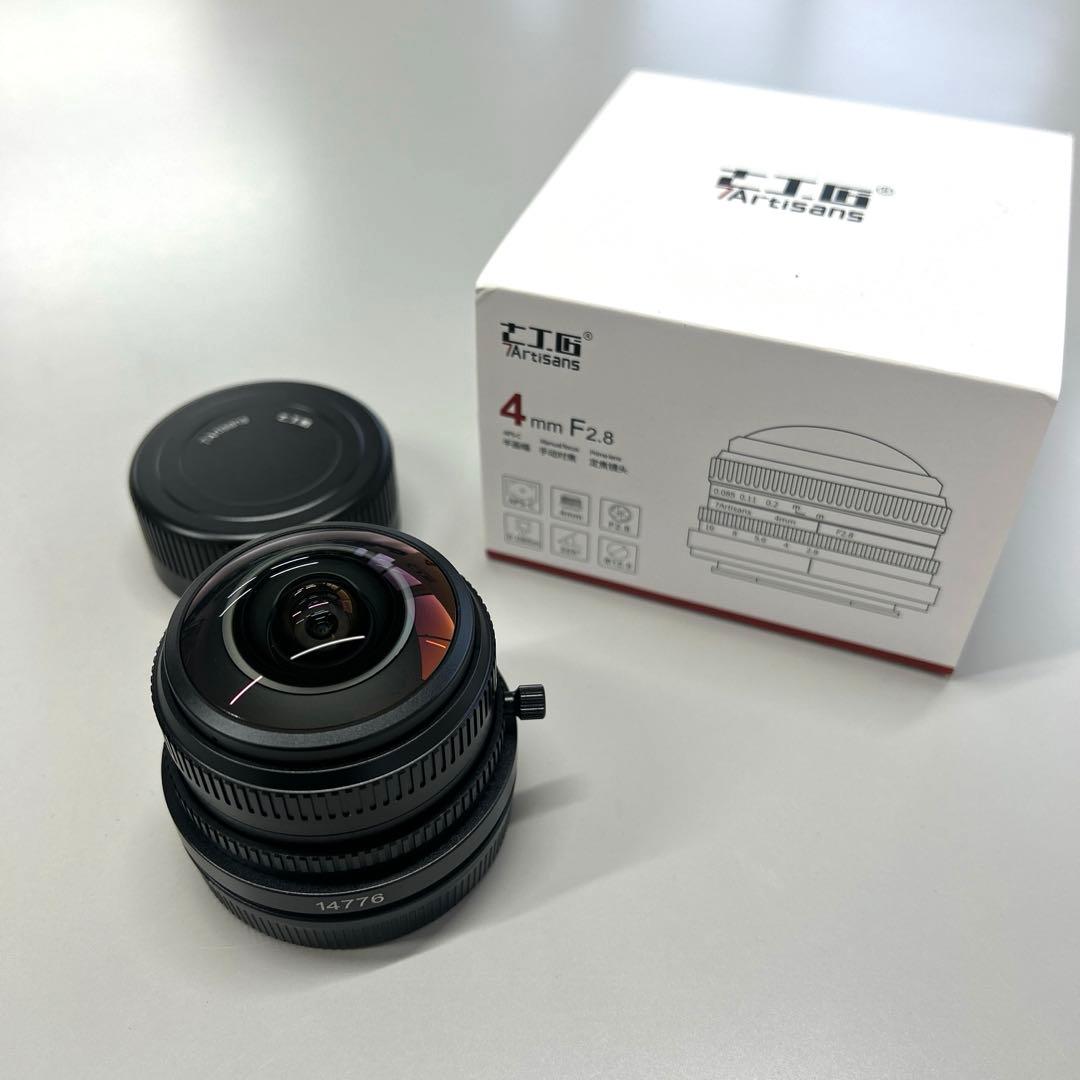 7artisans 4mm F2.8 魚眼レンズ 225°超広角 Eマウント
