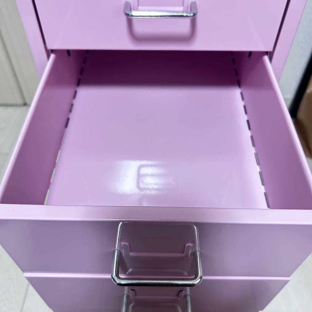 組み立て済　IKEA HELMER ヘルメル 6段チェスト 引き出し　ピンク