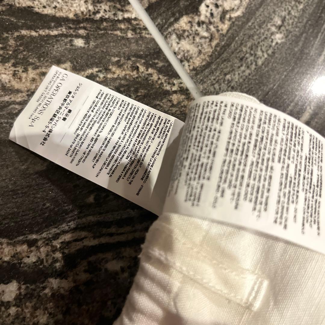 EMPORIO ARMANI ストライプ長袖シャツ 130cm &白パンツセット