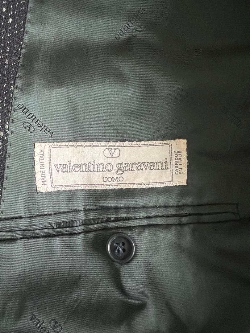 残り3日　1月31日で掲載終了　VALENTINO ダブルブレストスーツ80年代