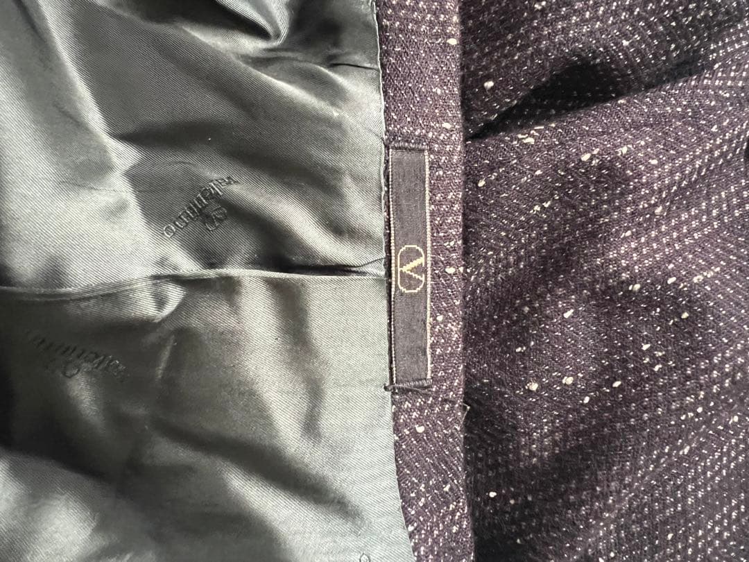 残り3日　1月31日で掲載終了　VALENTINO ダブルブレストスーツ80年代