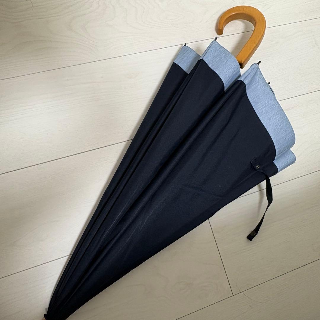 サンバリア100 3段折り ネイビー