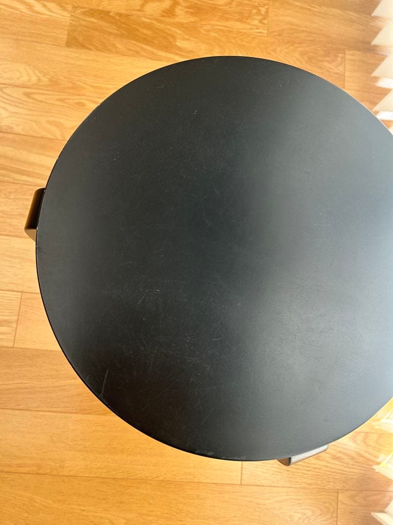 スツール 60オールブラック　ラッカー　アルテック　artek