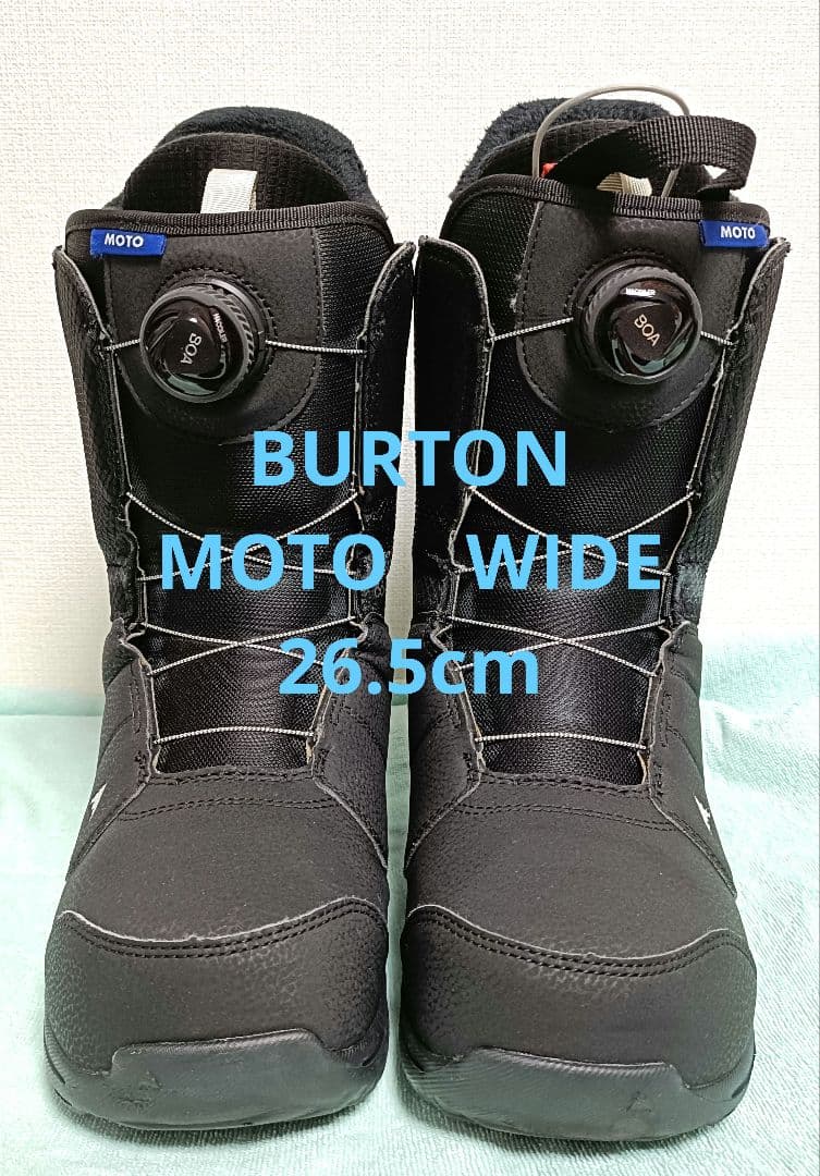 美品　バートン　ブーツ　BURTON　MOTO　WIDE　 モト　26.5cm