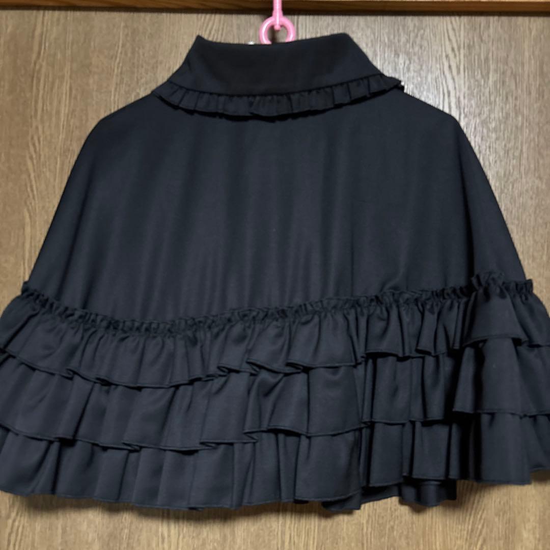 ブラックピースナウ BLACK PEACE NOW ケープ ゴスロリ ブラック