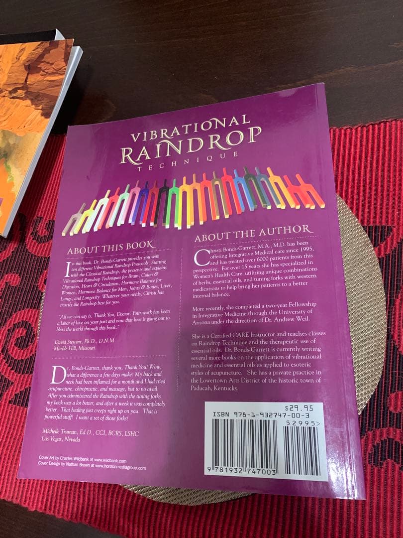 洋書 Vibrational Raindrop Technique