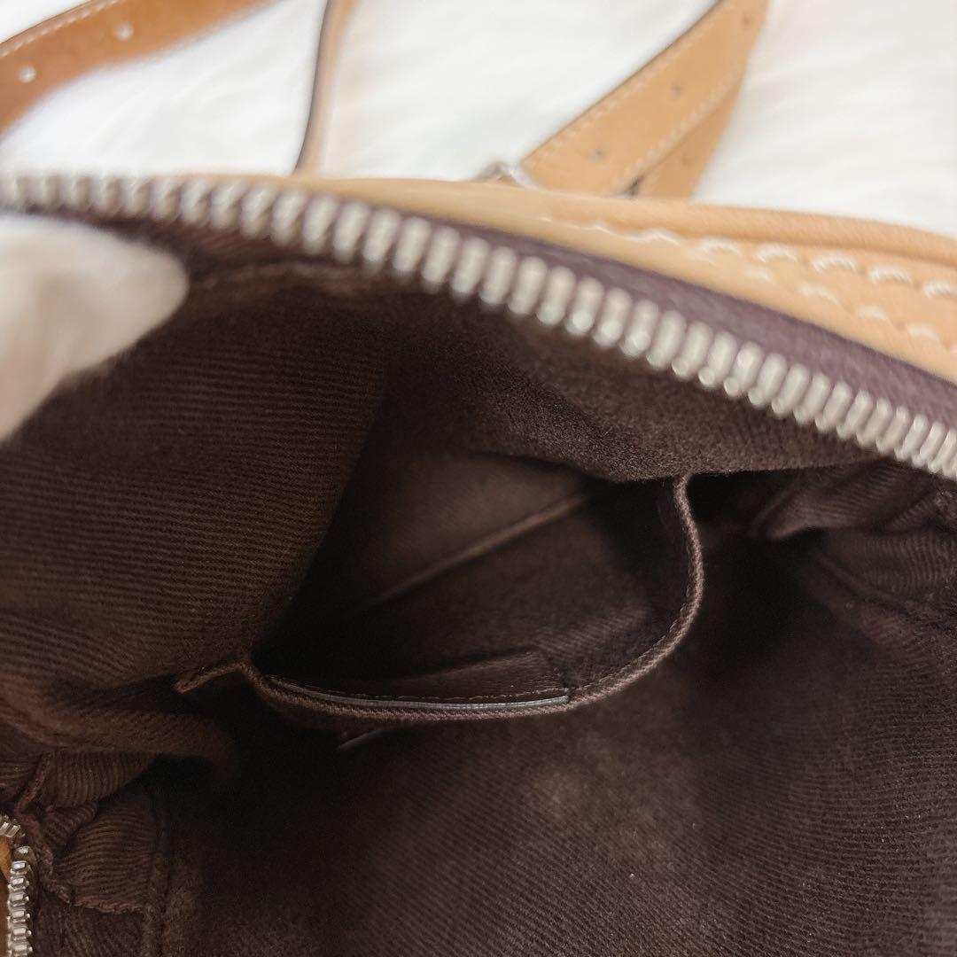 ロエベ　ショルダーバッグ　アナグラム　ラインストーン　ビジュー　フリンジ　ミニ